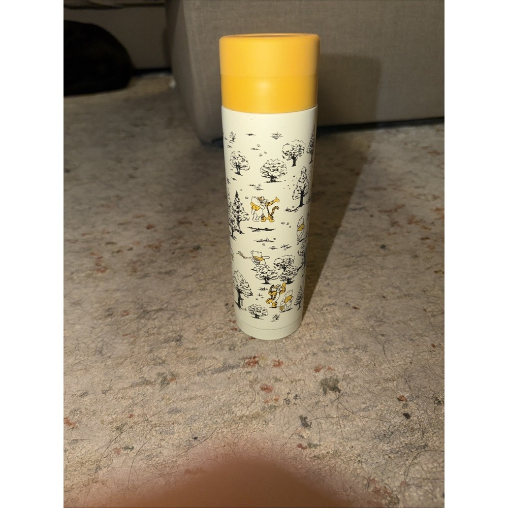 RARE DISNEY RESORT TOKYO Winnie The Pooh Tigger water Bottle Cup Tumbler